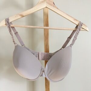 Natori T-shirt bra 732080 Pure Luxe underwire tan size 34DDD 34F